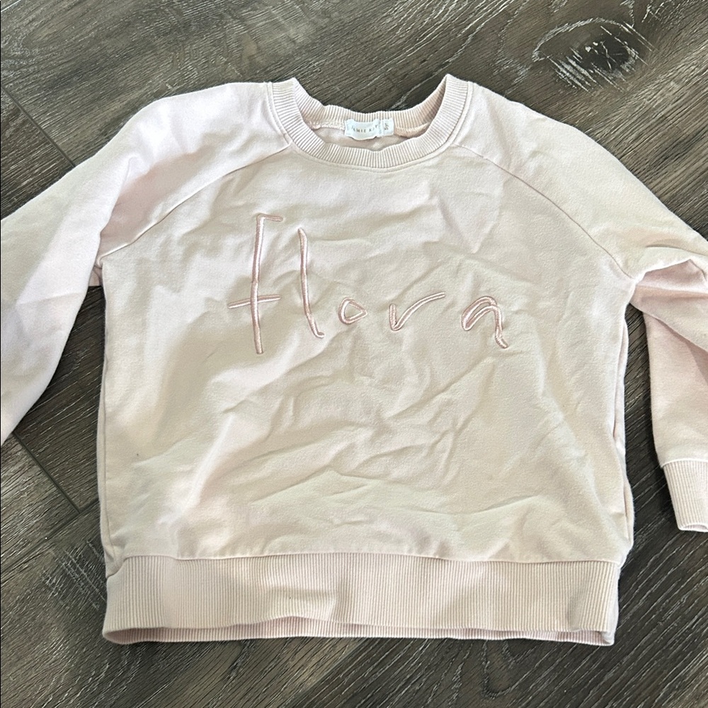 Jamie Kay Flora Blush sweatshirt